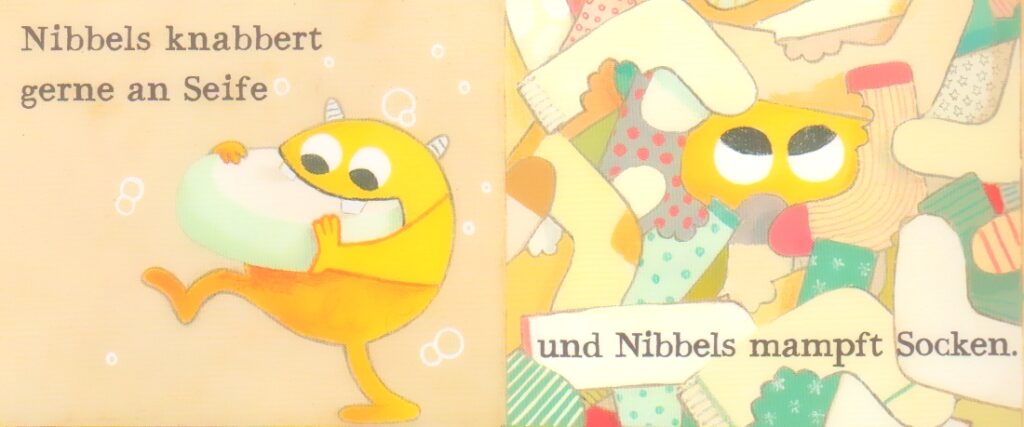 Nibbels – Das Büchermonster knabbert und mampft