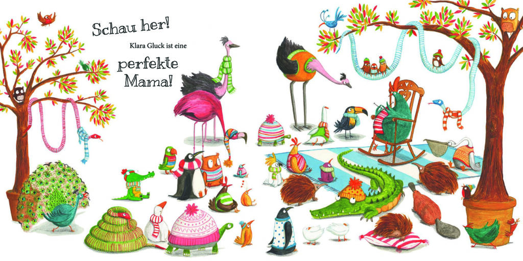 Klara Gluck - Mama mit ihren verschiedenen Kindern