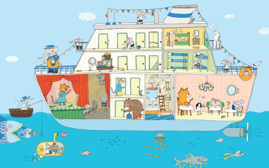 Briefträger Maus macht Ferien - Kreuzfahrtschiff