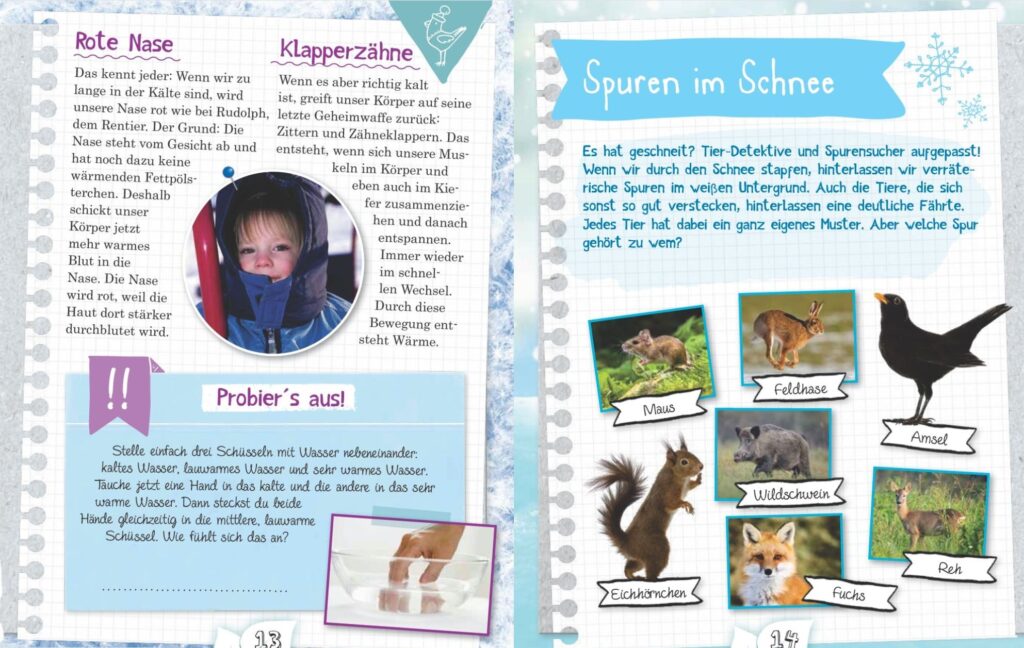 Naturforscher im Winter - Infos und Ideen zum Thema Kälte und Schnee