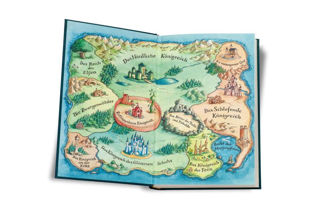 Land of Stories: Übersichtskarte des magischen Landes in Buchform