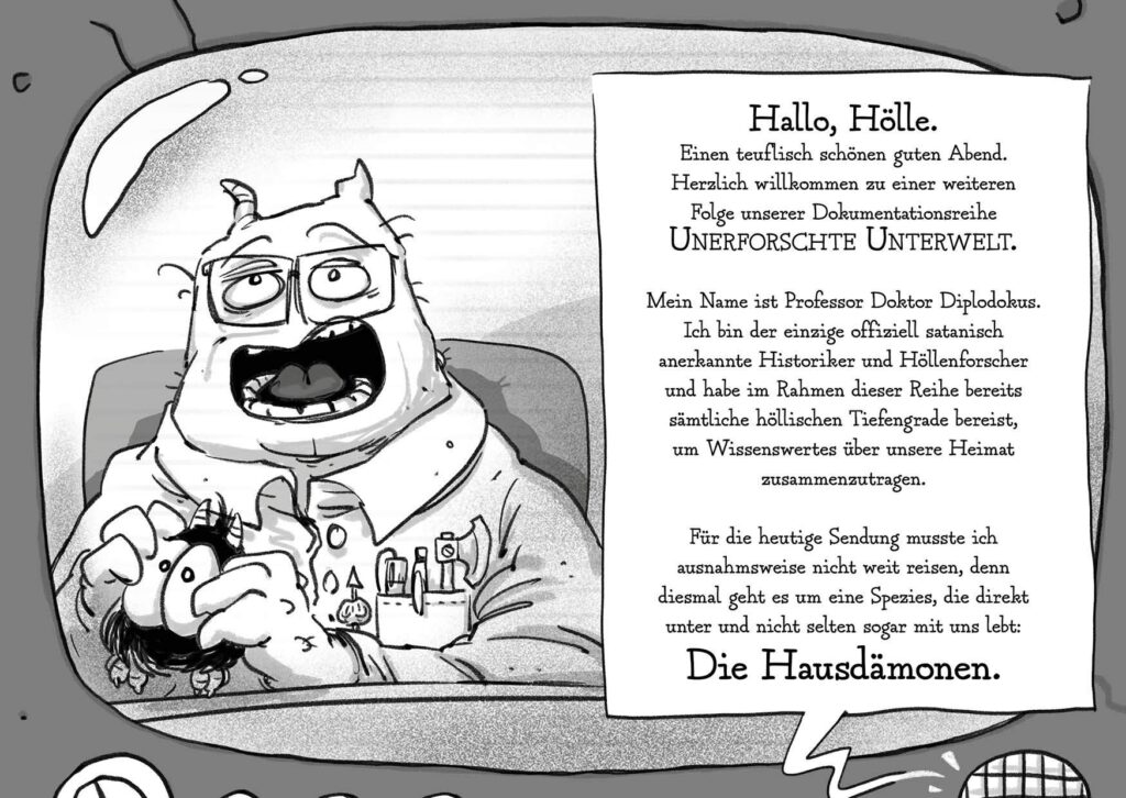 Cornibus & Co – Ein Hausdämon packt aus!: Ansprache von Professor Doktor Diplodokus