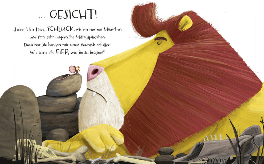 Der Löwe in dir - Maus fragt den Löwen