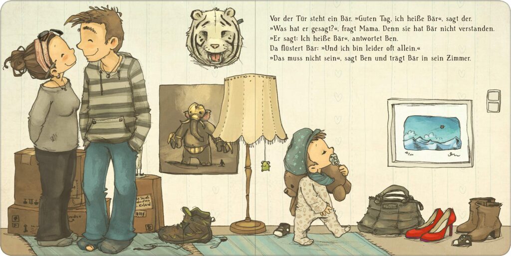 Ben liebt Bär und Bär liebt Ben: Die Zwei und Mama mit Papa