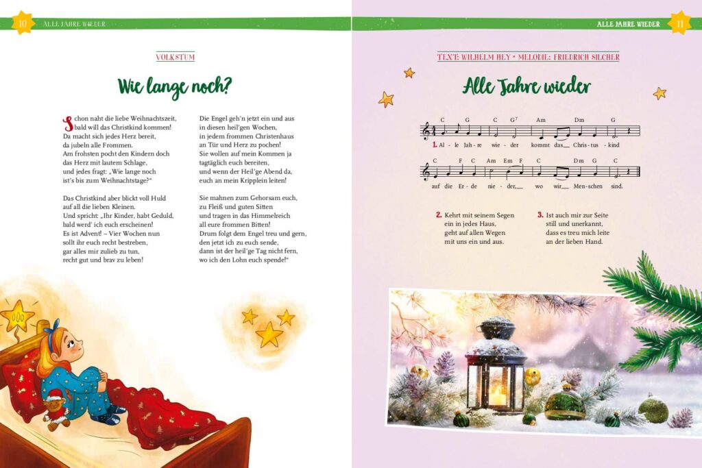 O du fröhliche: Wie lange noch?-Gedicht und Alle Jahre wieder-Liedtext