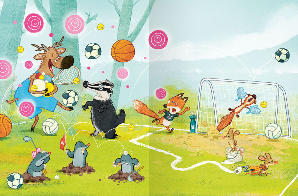 Rolf röhrt: Tiere beim Fußball spielen