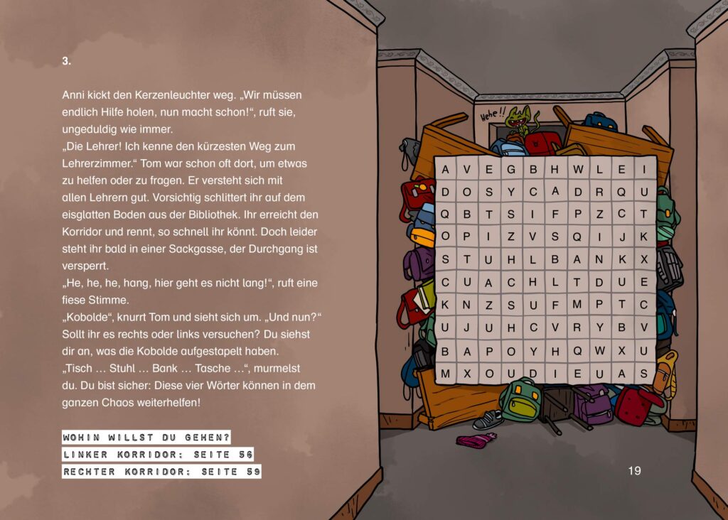 Escape School – Das Zauberbuch: Buchstabenrätsel