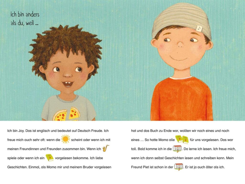 Ich bin anders als du – Ich bin wie du: Joy und Piet