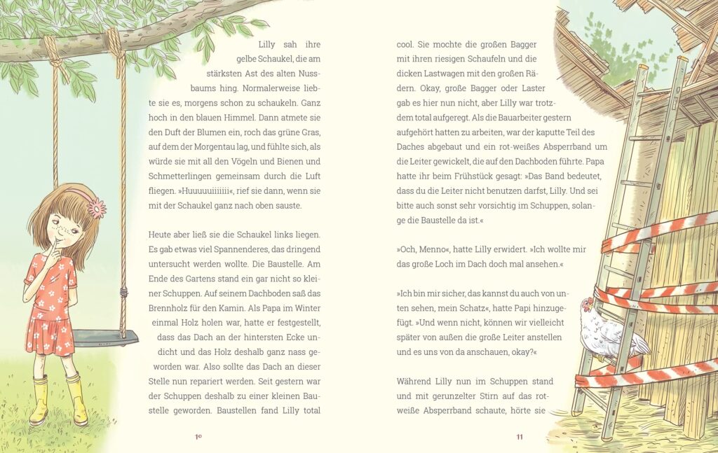 Ein Zuhause für Ludwig: Lilly im Garten