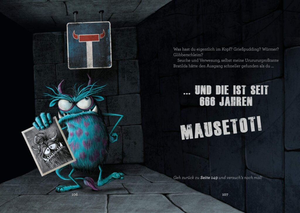Das Buch mit dem Fluch: Snuphuluzius erklärt die Sackgasse im Buch