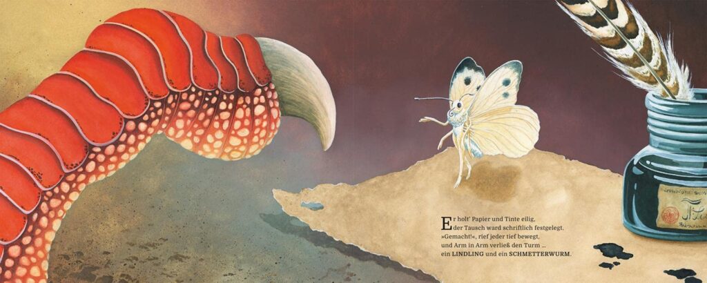 Der Lindwurm und der Schmetterling: Drachenkralle und Schmertterling