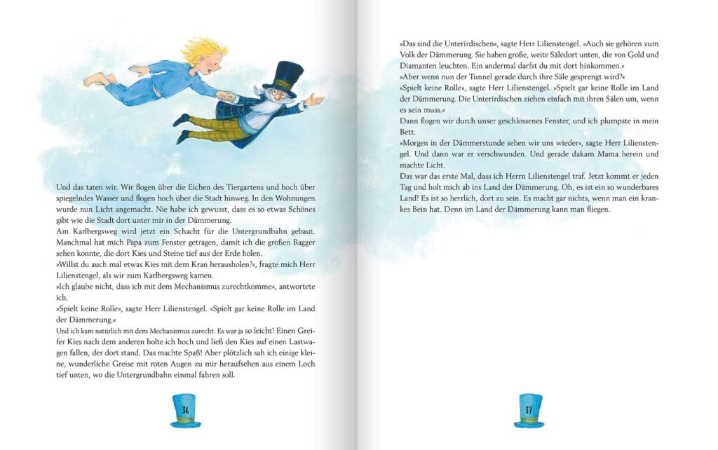 Astrid Lindgren Märchen: Fliegen mit Herrn Lilienstengel am Text vorbei