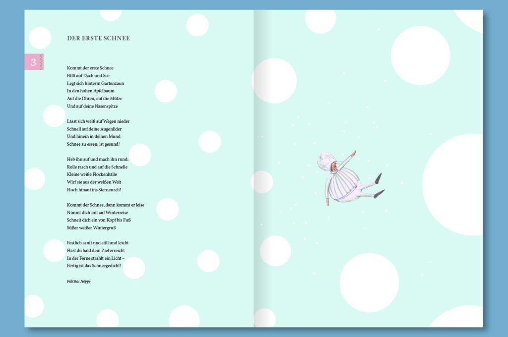 Das große WeihnachtsWunderBuch - Der erste Schnee - Gedicht