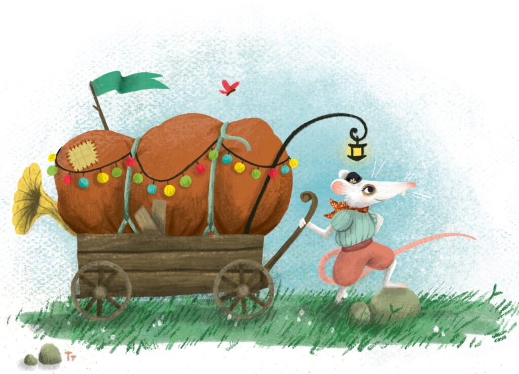 Minna Melone: Maus Minna und ihr Bollerwagen