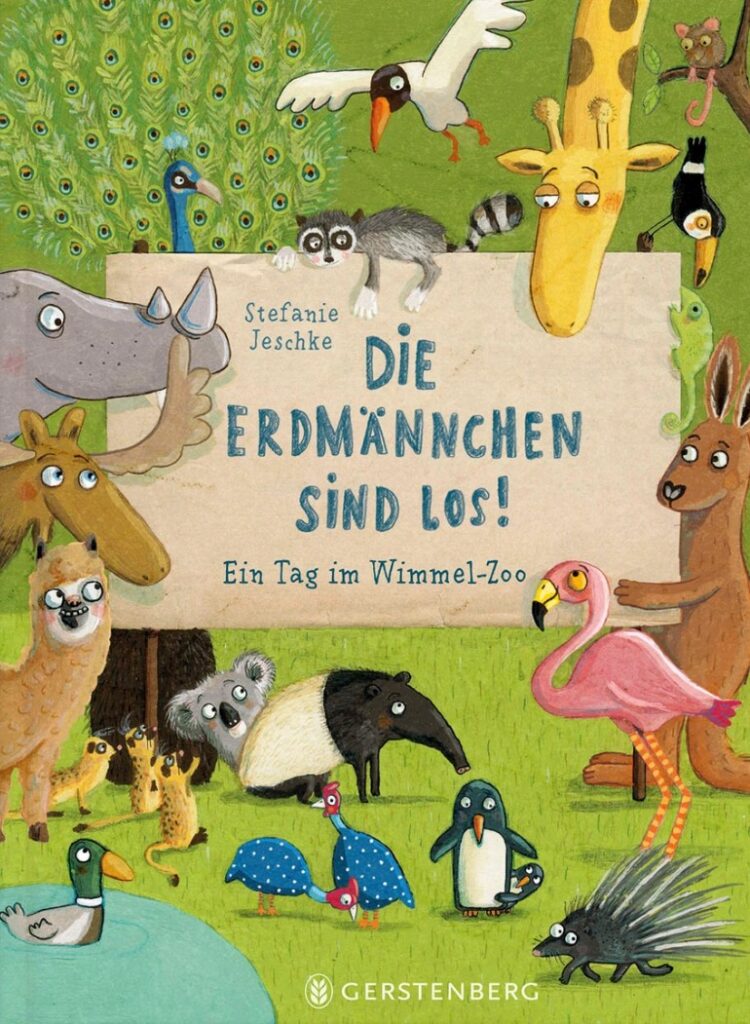 Buchcover: Die Erdmännchen sind los! Ein Tag im Wimmel-Zoo