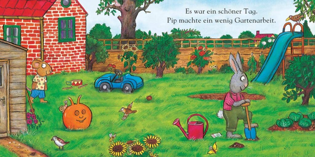 Pip und Posy - Die kleine Schnecke: Hase und Maus im Garten