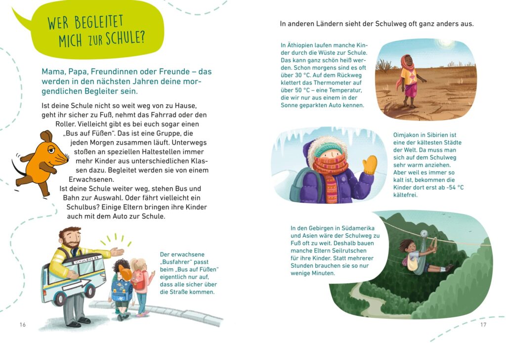 Die wichtigsten Fragen zum Schulanfang: Die Maus beantwortet die Frage: 