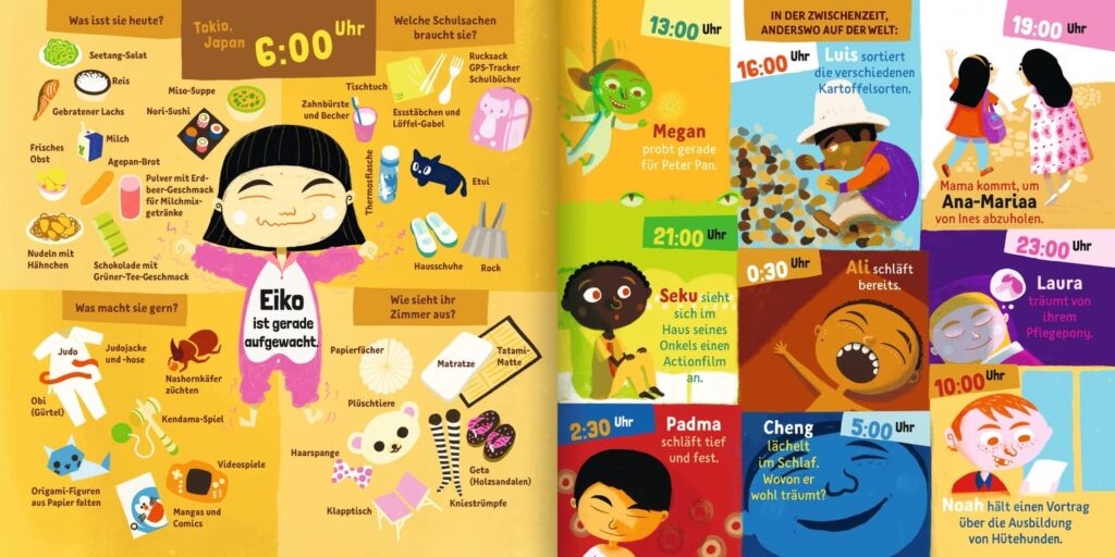 Schulkinder in aller Welt: Eiko aus Japan mit ihren Vorlieben und ihrem Tagesablauf vor- un dargestellt