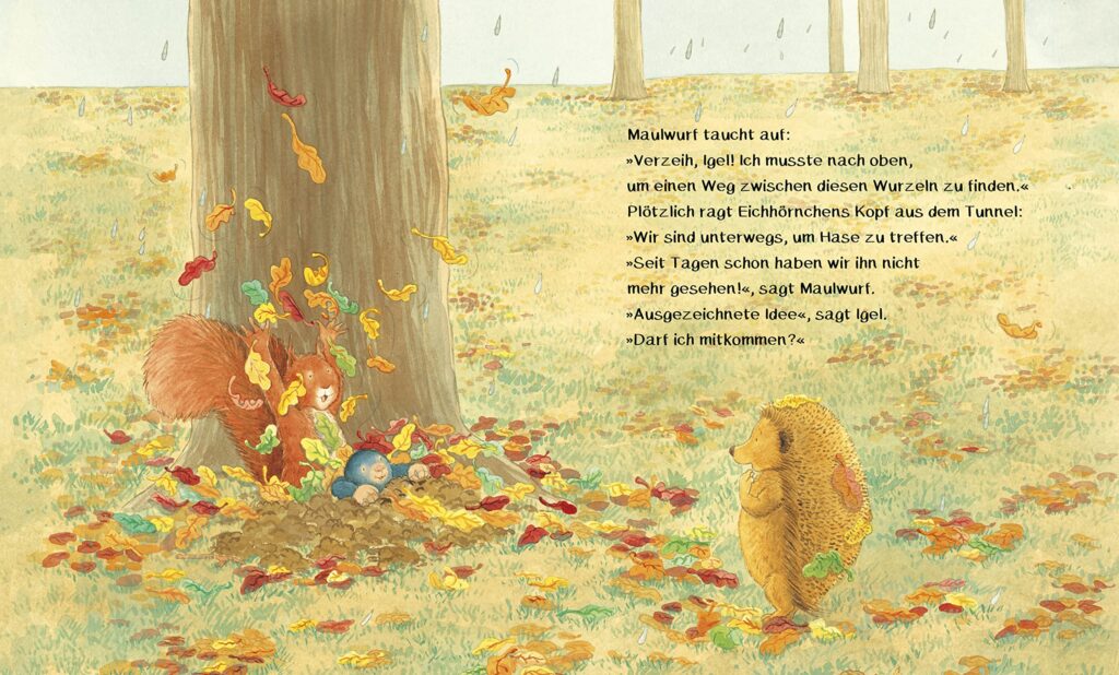 Das schönste Geschenk der Welt - Maulwurf, Eichhörnchen und Igel im herbstlichen Wald