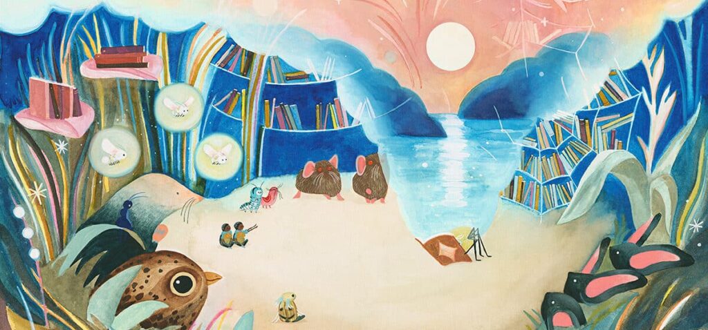 Die Erzählerin der Nacht: Fantasievolle Bibliothek der Dämmerung