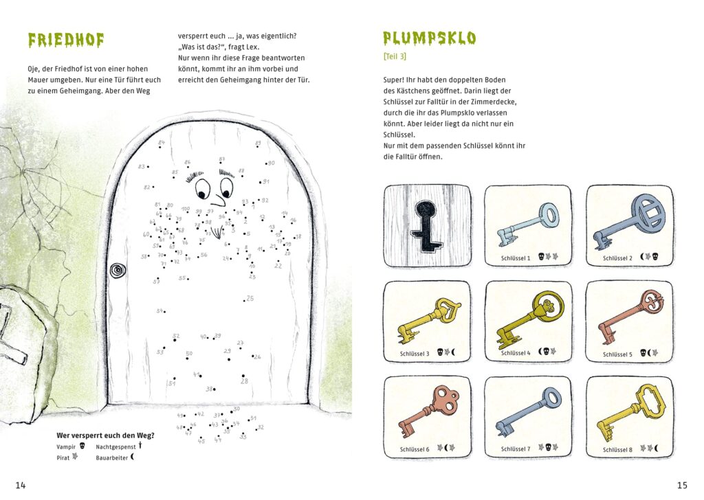 Escape Challenge - Gefangen im Gruselschloss: Rätsel und Suchaufgabe für den Geheimgang