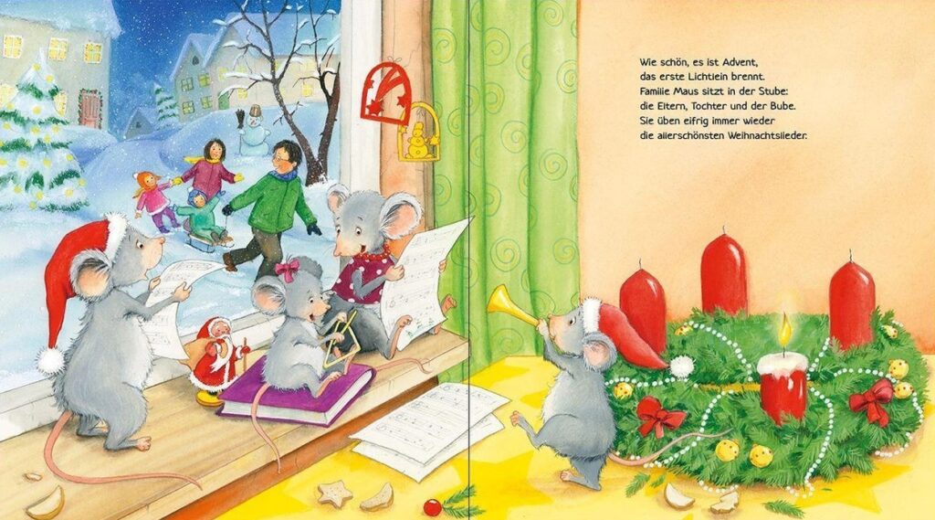 Meine schönsten Weihnachtsgeschichten zum Kuscheln: Familie Maus musiziert