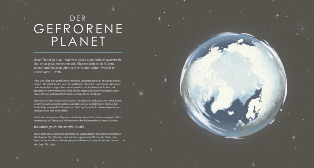 Unser weisser Planet: Der gefrorene Planet beschrieben und abgebildet