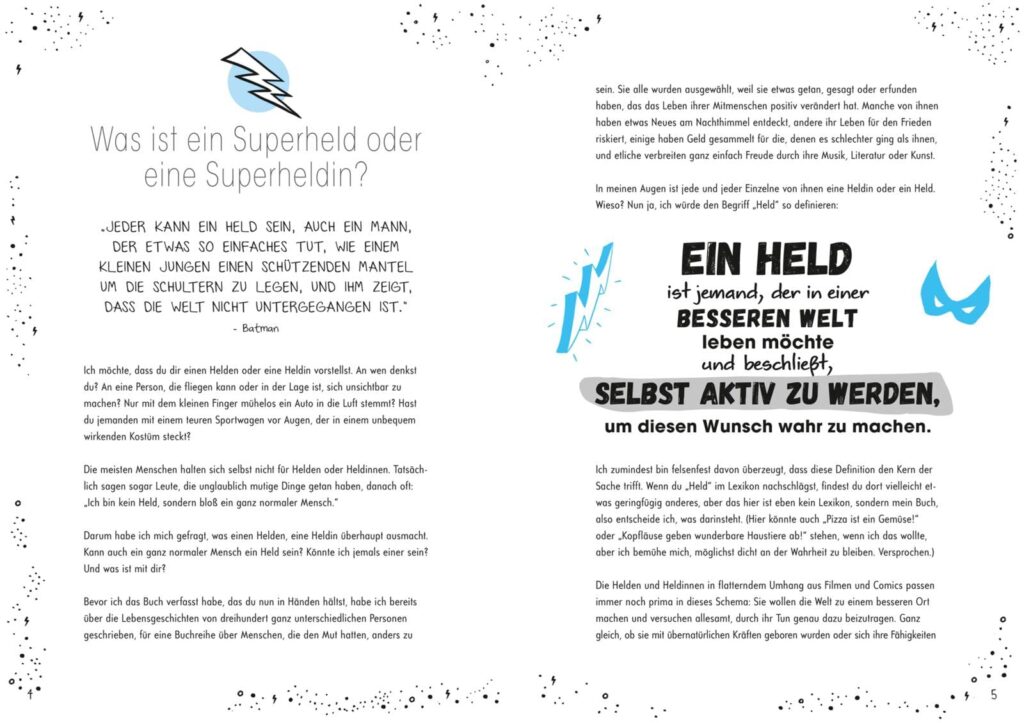 Not all heroes wear capes : Text zum Thema 