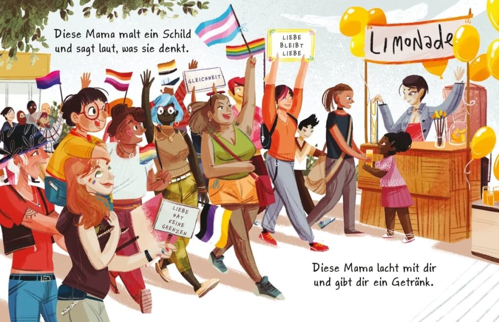 Alle Mamas: Diverse Menschen demonstrieren - 