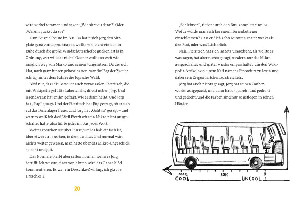 Wolf: Text ergänzt mit Busskizze