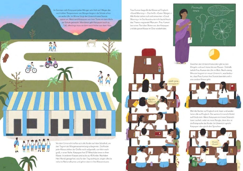 Heute geh ich in die Schule: Vor- und dargestellter Schulalltag in Indien