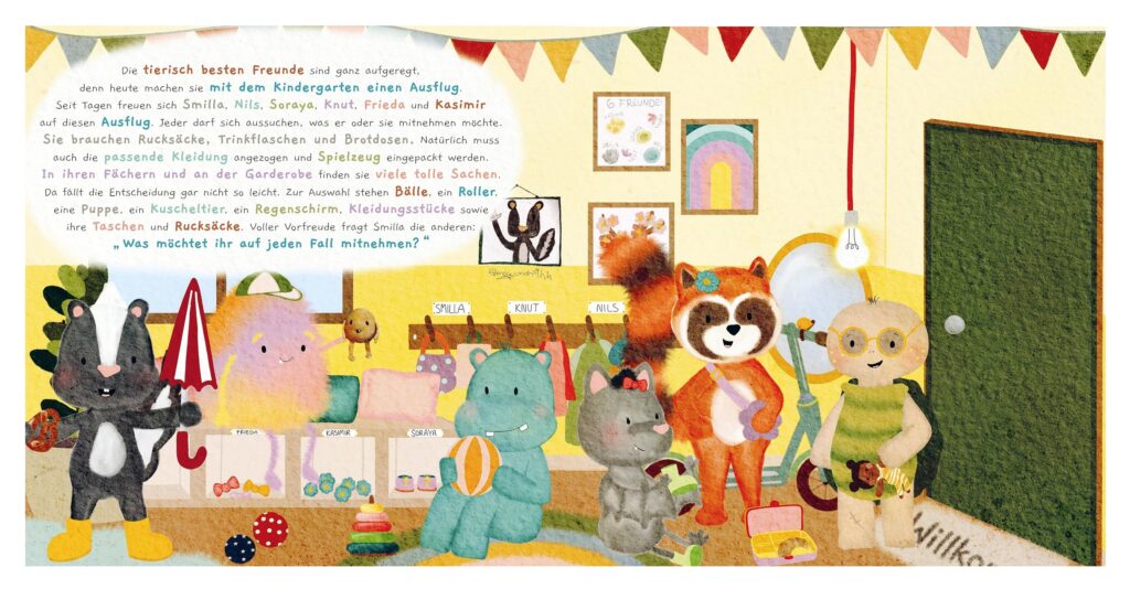 So bin ich – Neue Fragen und Abenteuer: Tierische junge Freunde in der Gaderobe vom Kindergarten