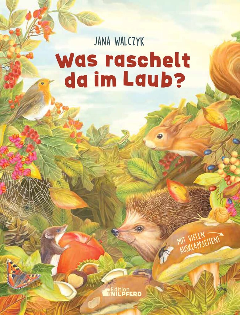 Buchcover: Was raschelt da im Laub?