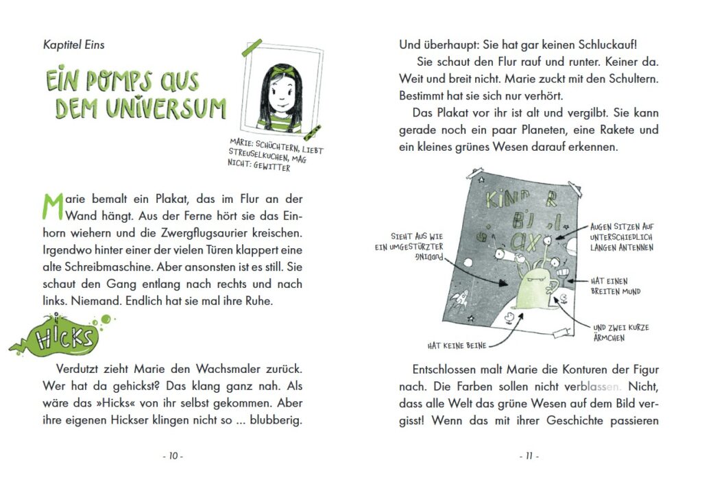 Eine Tür für den Pomps - Text von Kapitel 1 