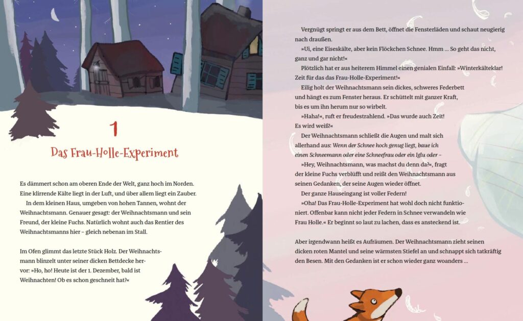 Drei Freunde warten auf Weihnachten - Text von Kapitel 1 