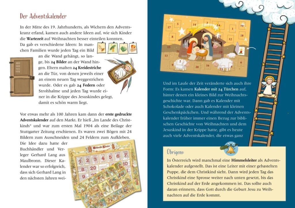 Weihnachtszeit, du schöne Zeit - Informationen zu Adventskalendern mit Abbildungen