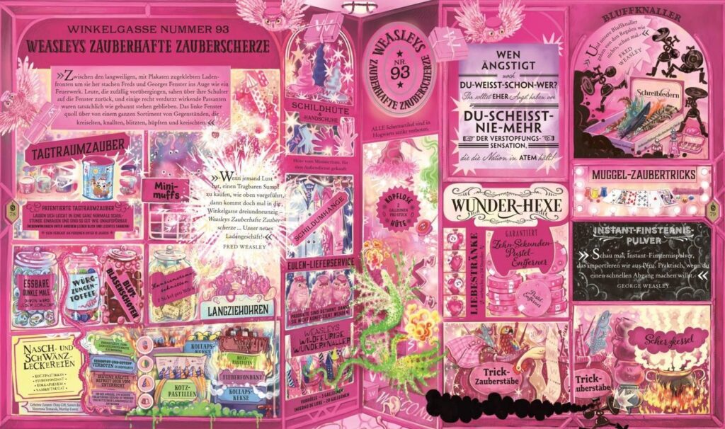 Die magische Welt von Harry Potter - Weasleys zauberhafte Zauberscherze Vorstellung in Pink