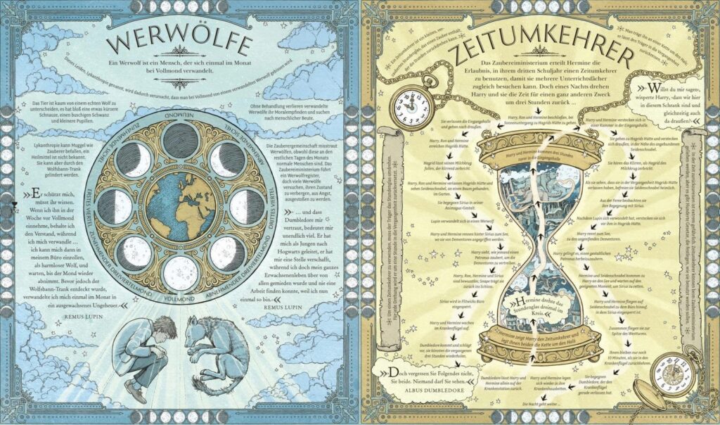 Die magische Welt von Harry Potter - Werwölfe und Zeitumkehrer vorgestellt und abgebildet