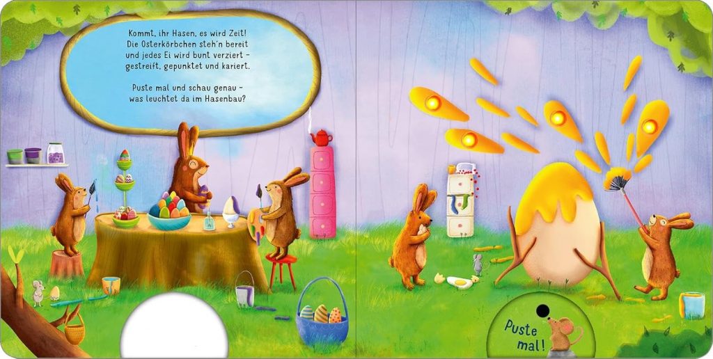 Hallo Frühling! - Hasen bemalen Ostereier