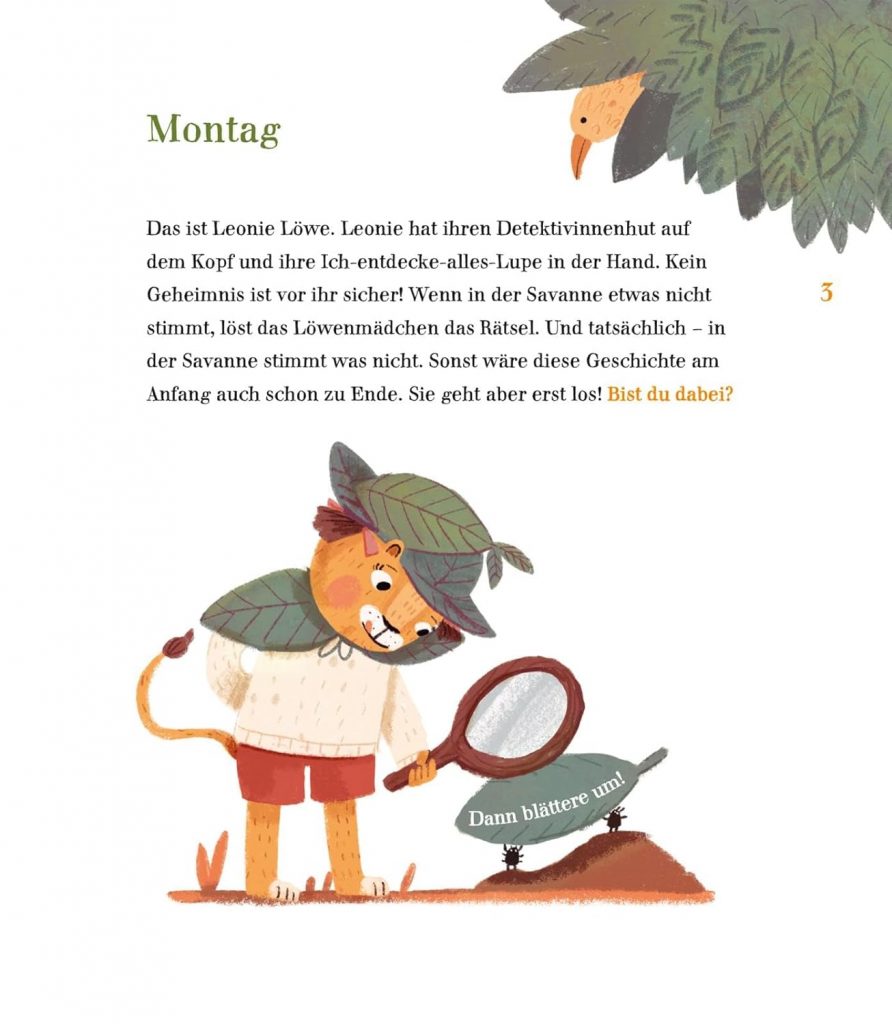 In der Savanne stimmt was nicht! - Leonie Löwenmädchen vorgestellt und gemalt