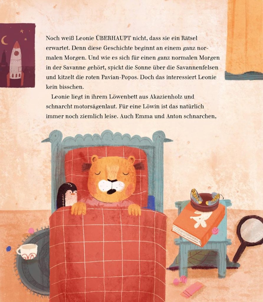 In der Savanne stimmt was nicht! - Leonie Löwenmädchen im Löwenbett
