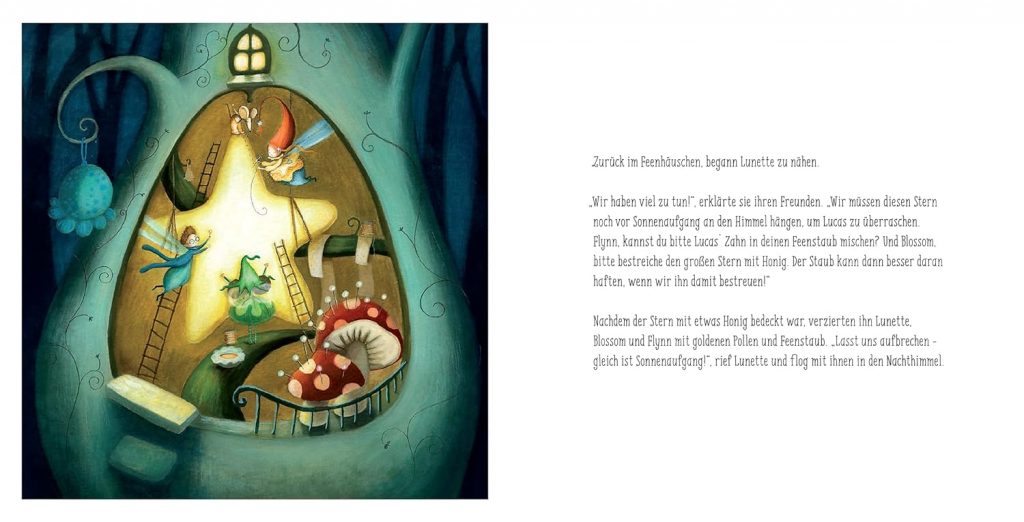 Lunette, die Zahnfee - Blick ins Feenhäuschen