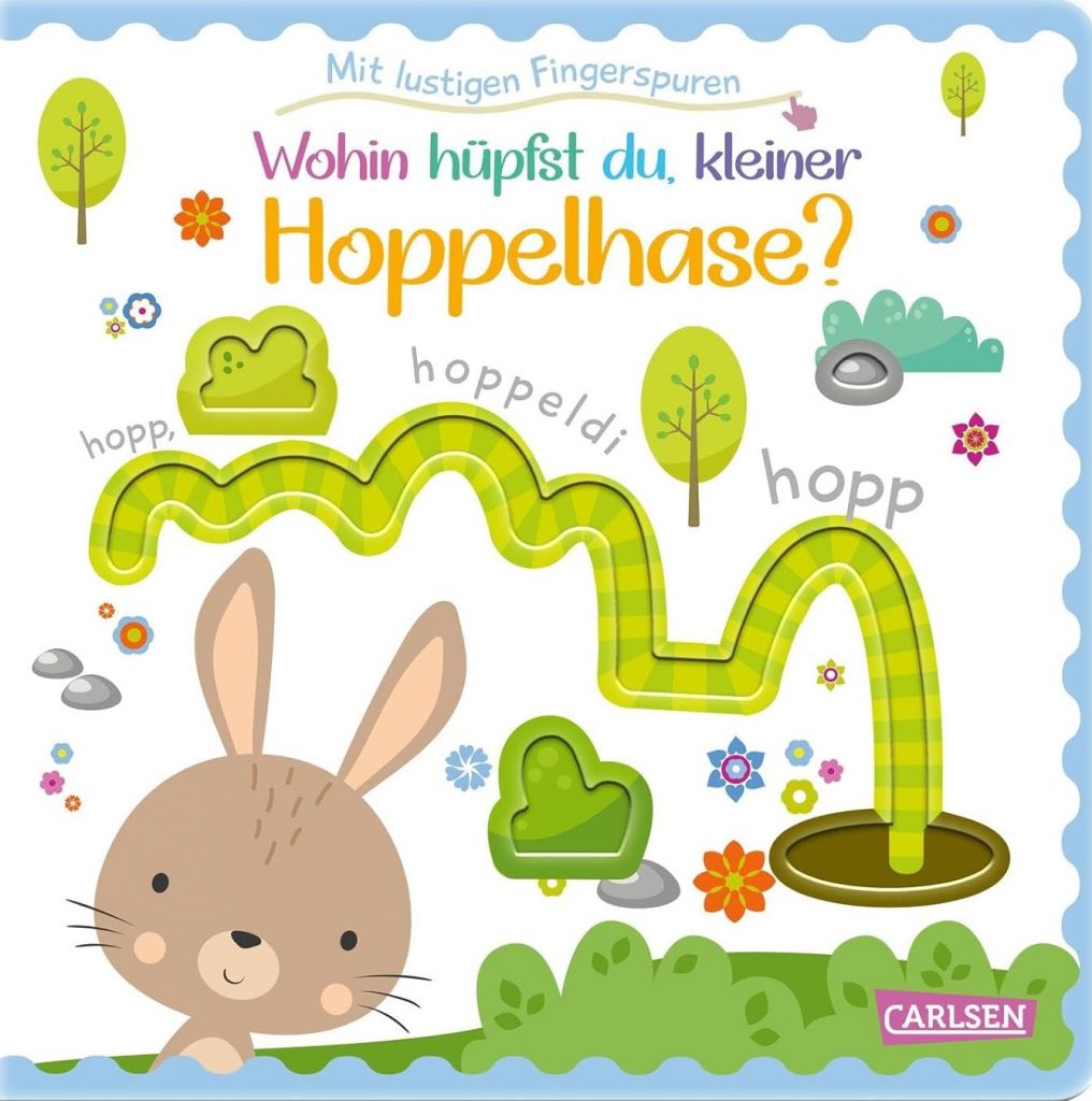 Buchcover: Wohin hüpfst du, kleiner Hoppelhase?