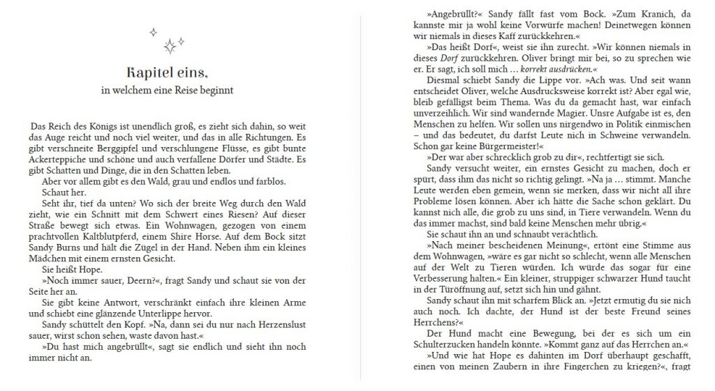 Hope oder wie die Welt bunt wurde - Die Reise beginnt - Text