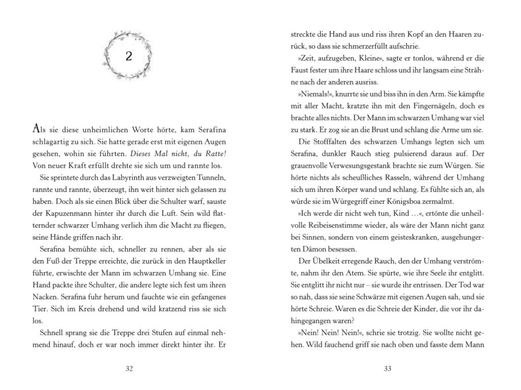Serafina Black – Der Schatten der Silberlöwin - Text von Kapitel 2