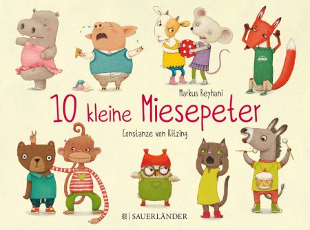 Buchcover: 10 kleine Miesepeter