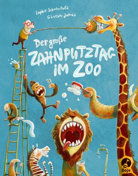 Buchcover: Der große Zahnputztag im Zoo