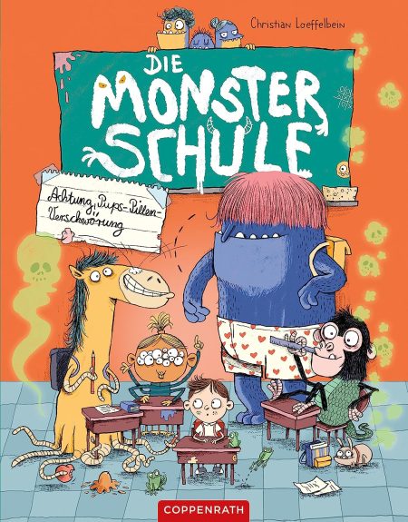 Buchcover: Die Monsterschule - Achtung, Pups-Pillen-Verschwörung
