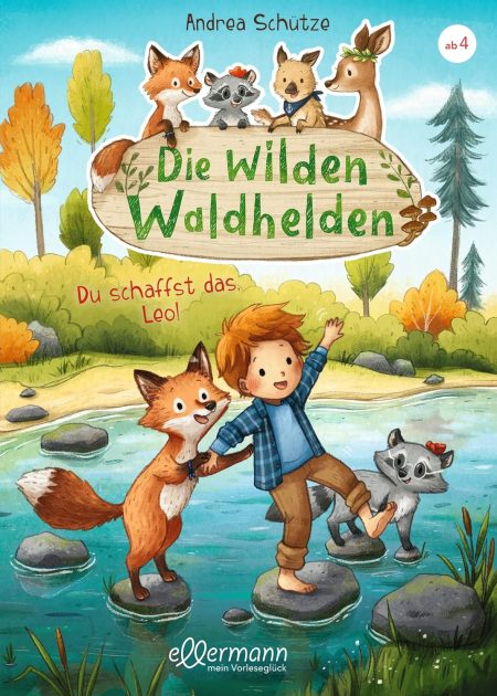 Buchcover: Die wilden Waldhelden - Du schaffst das, Leo!