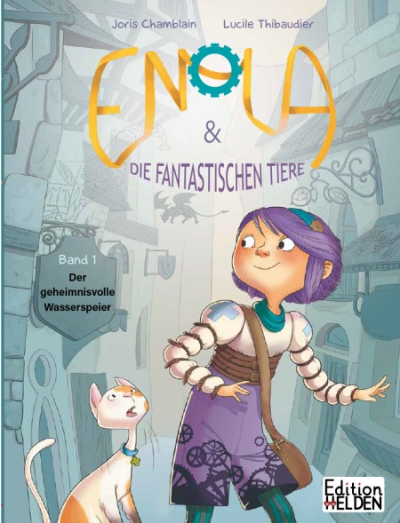 Buchcover: Enola & die fantastischen Tiere - Band 1 - Der geheimnisvolle Wasserspeier